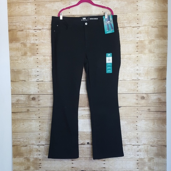 Lee Platinum Label Premium Fit Legging Stretch Black Patterened Nwt Midrise Jeans Mrb78 Clothing Shoes Accessories